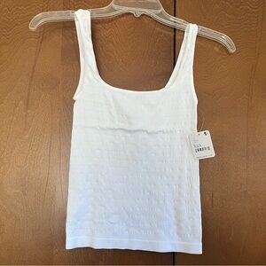 Free People XS/S Ribbed Tank NWT White